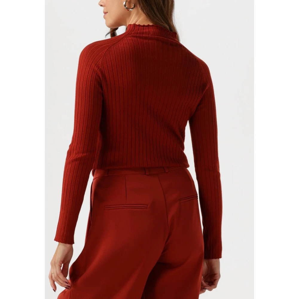 Ydence Zwarte Gebreide Top Kit Black Dames