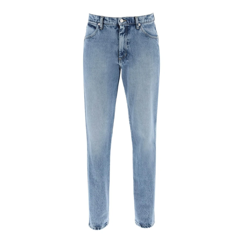 Bally Vintage Gewassen Straight Cut Jeans Blue Heren