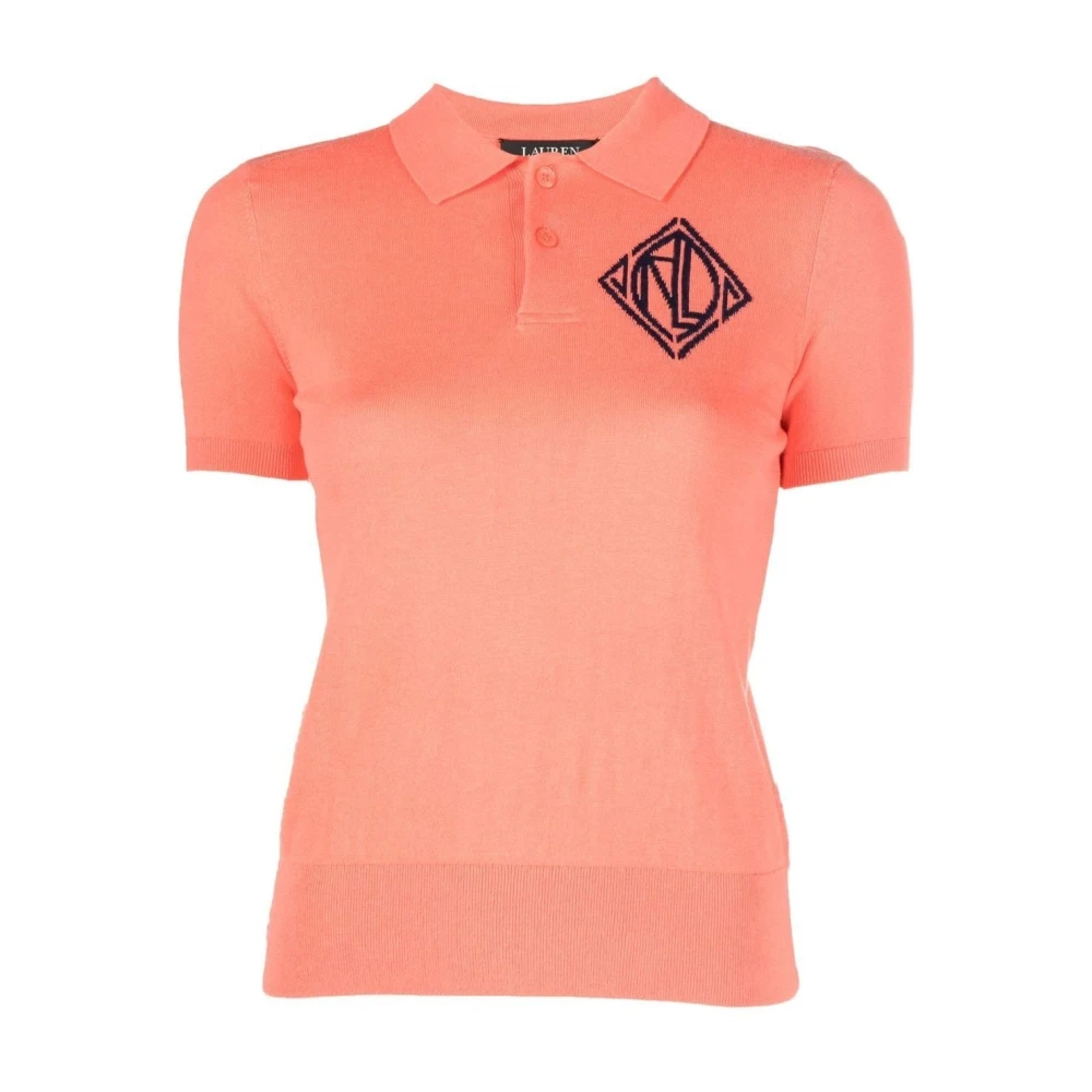 Ralph Lauren Vrajaija Short Sleeve Pullover Orange Dames