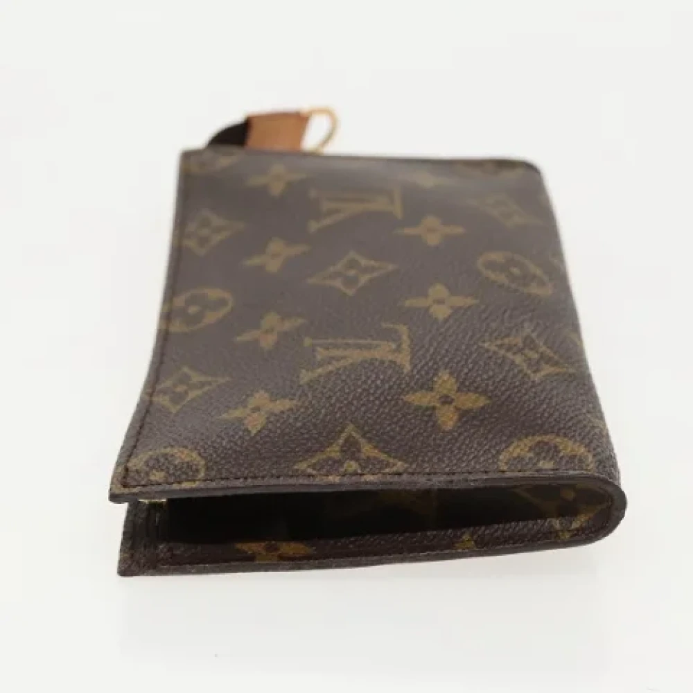 Louis Vuitton Vintage Pre-owned Canvas pouches Brown Dames