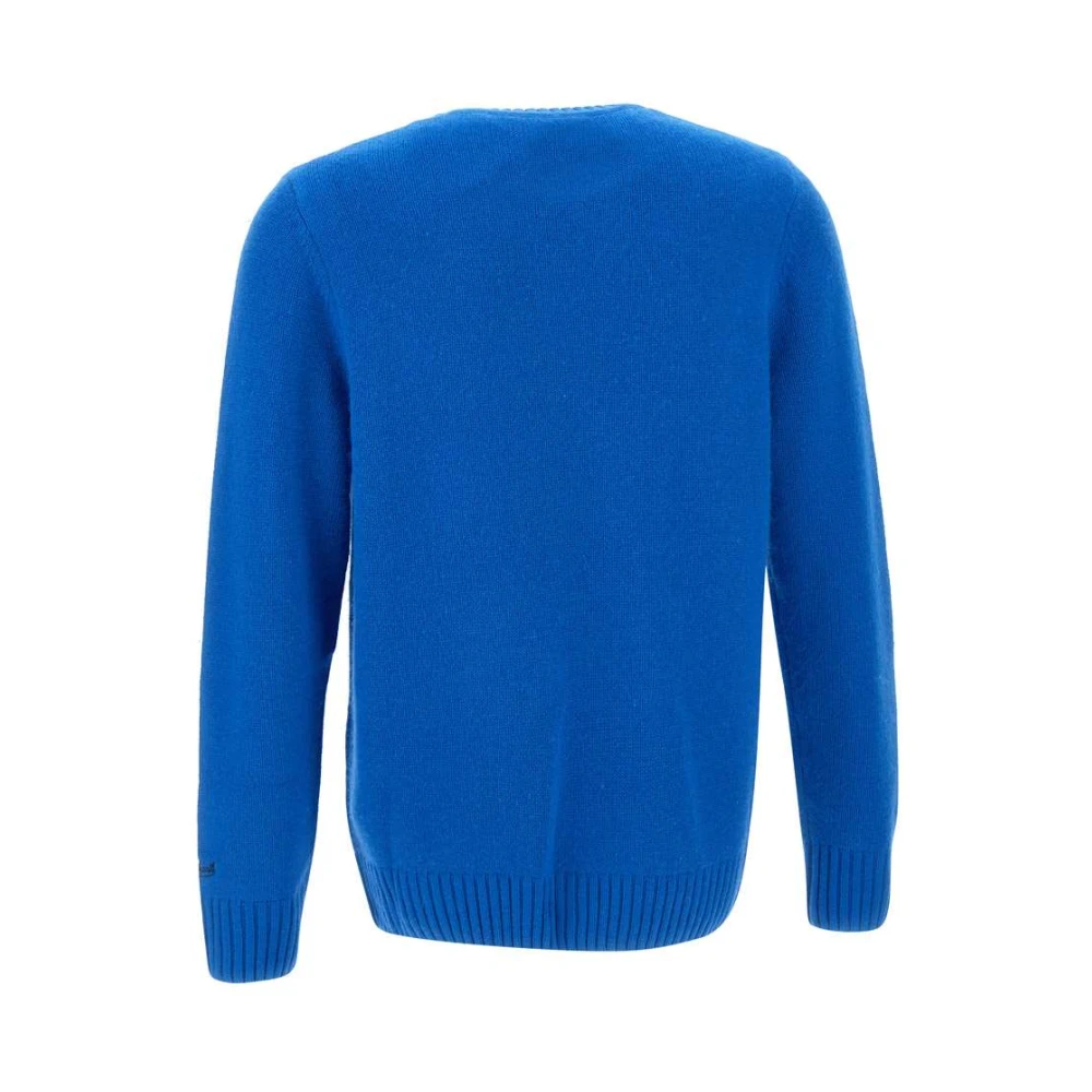 MC2 Saint Barth Kasjmier en wollen trui Blue Heren