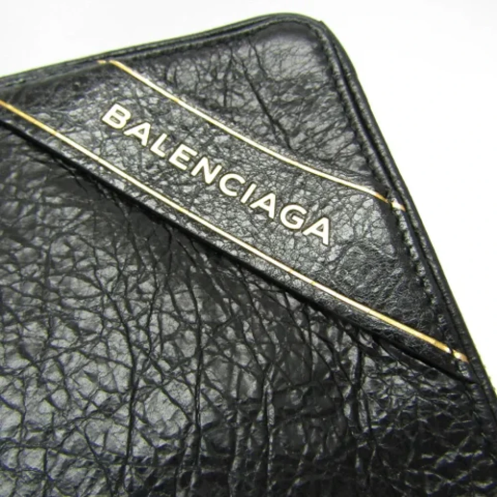Balenciaga Vintage Pre-owned Leather clutches Black Dames