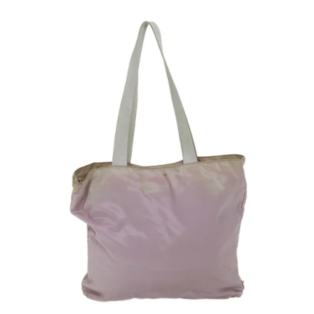 Prada Vintage Pre-owned Nylon totes Pink Dames