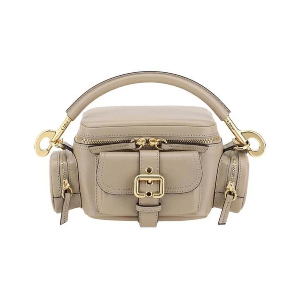 Chloé Camera handtas met meerdere zakken Beige Dames