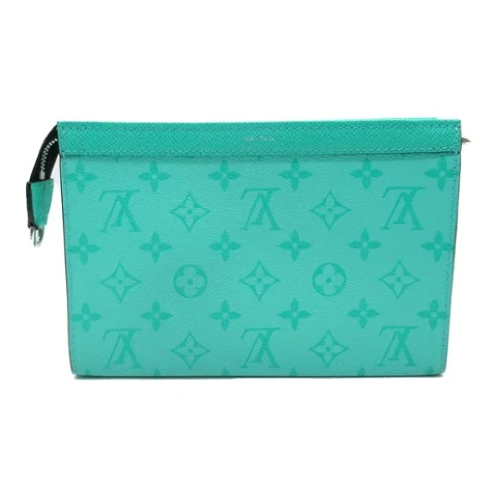 Louis Vuitton Vintage Pre-owned Leather crossbody-bags Green Dames