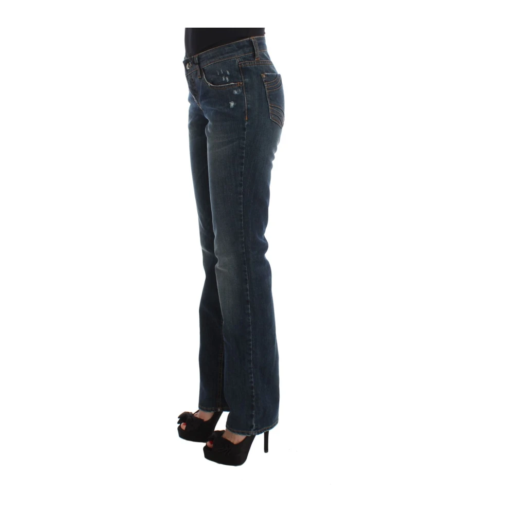 Costume National Blauwe Designer Jeans Regular Fit Blue Dames