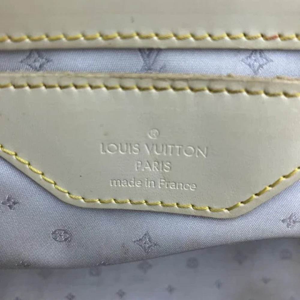 Louis Vuitton Vintage Pre-owned Leather handbags Beige Dames