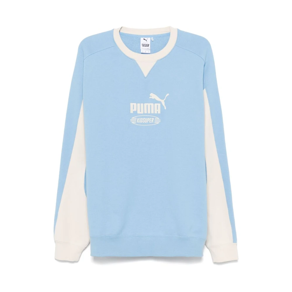 Puma Kidsuper Studios Blauw Wit Sweater Blue Heren