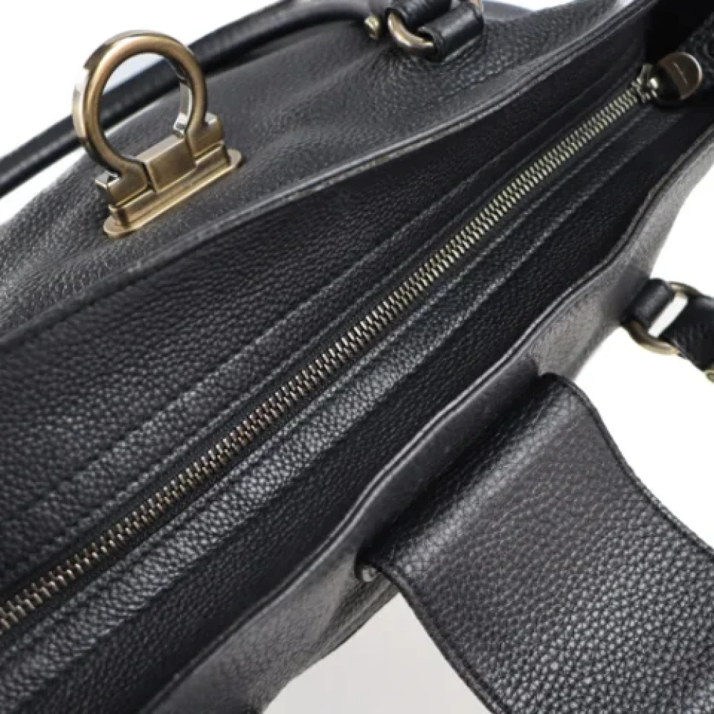 Salvatore Ferragamo Pre-owned Fabric totes Black Dames