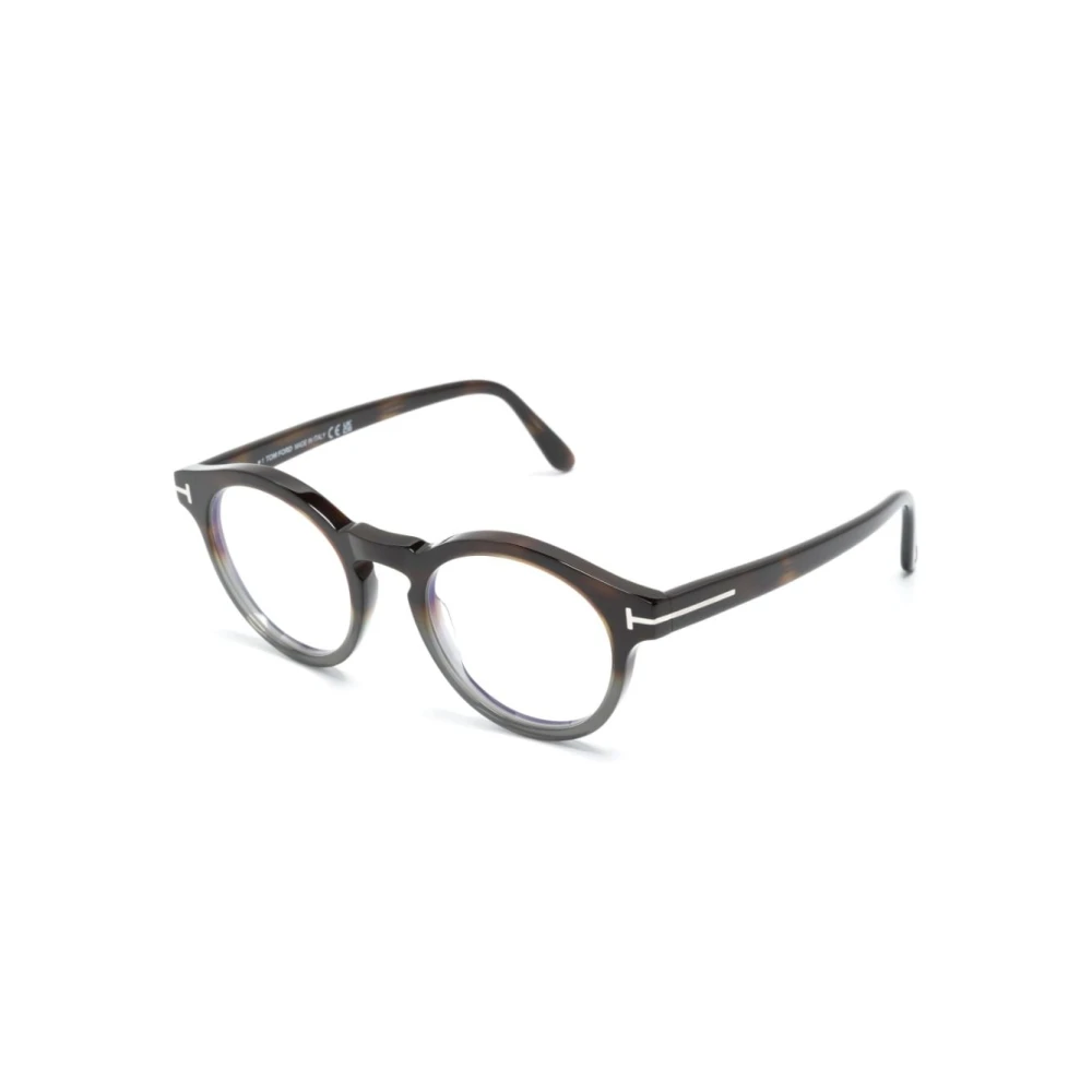 Tom Ford Bruin Havana Optisch Montuur veelzijdig en stijlvol Brown Heren