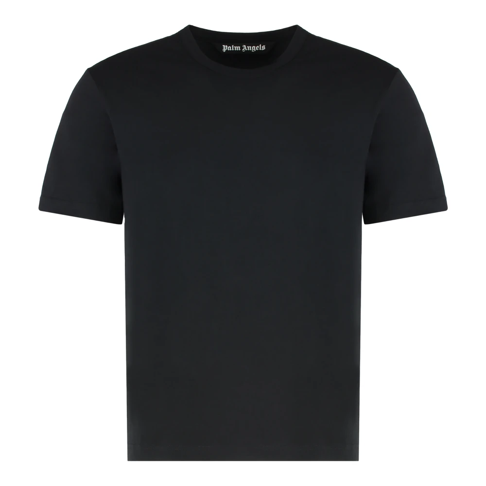 Palm Angels Conjunto De Tres Camisetas De Manga Corta De Algodón Elástico Tops Hombre Negro 2XL