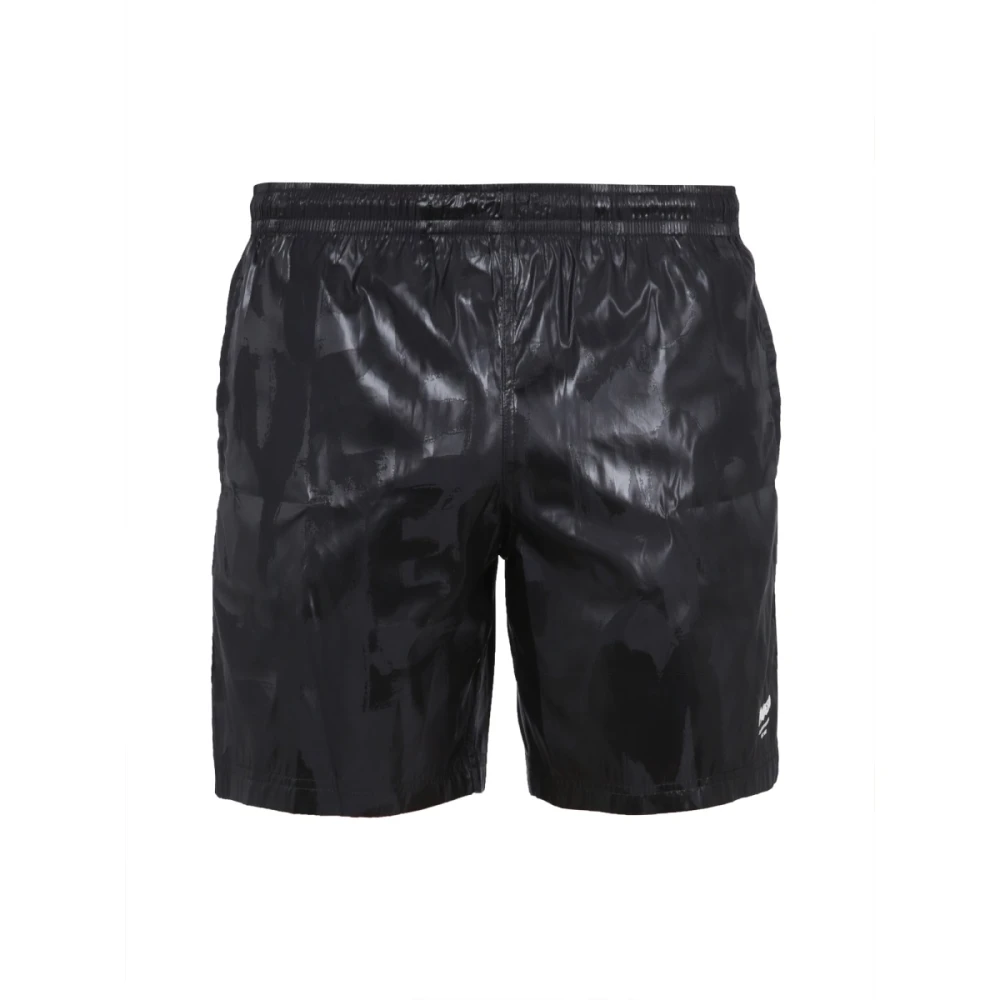 Alexander mcqueen Graffiti Print Badpak met Elastische Tailleband Black Heren