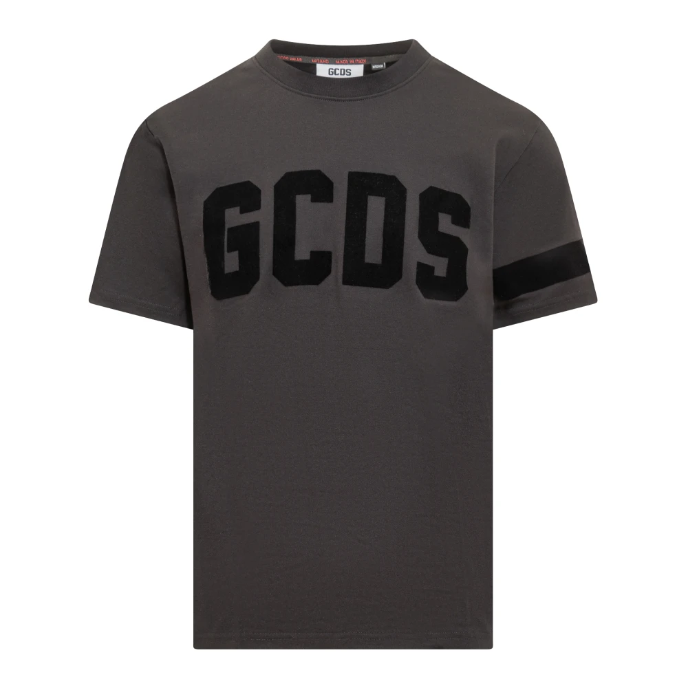 Gcds T-shirt met logo print Black Heren