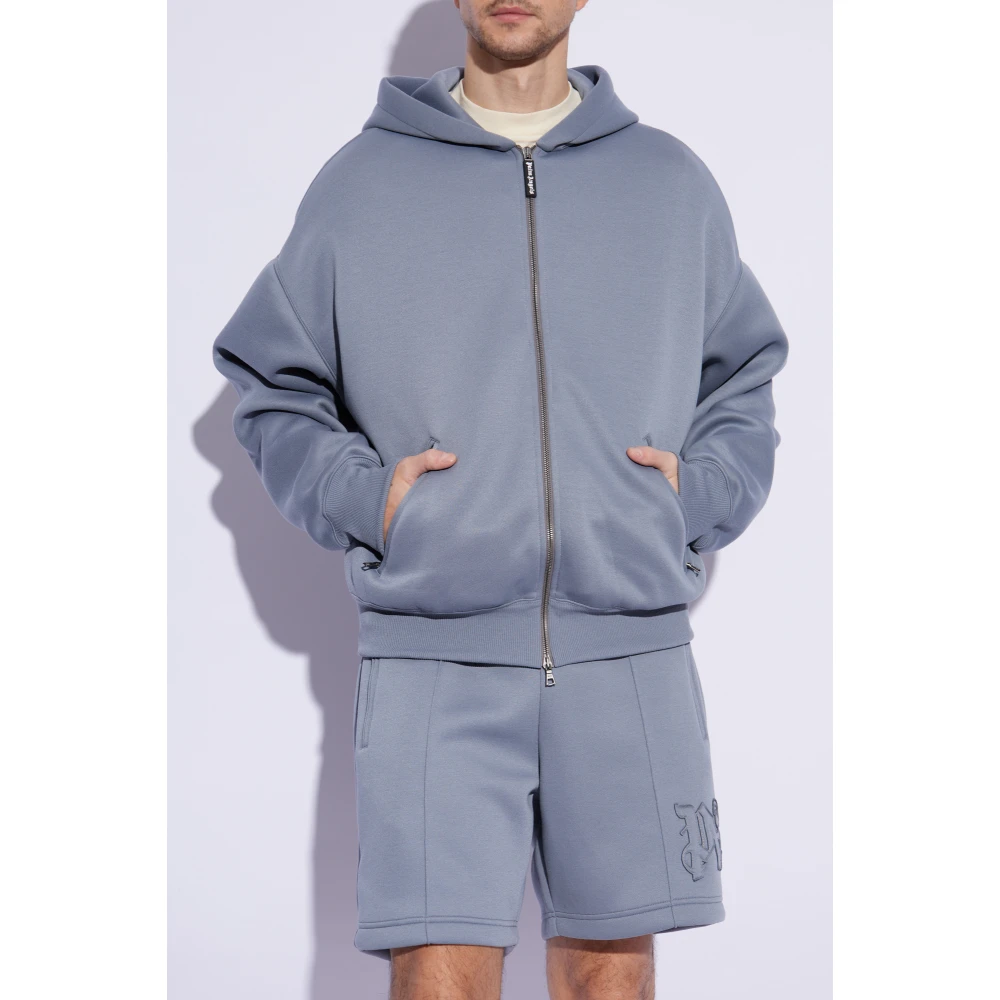 Palm Angels Hoodie Gray Heren