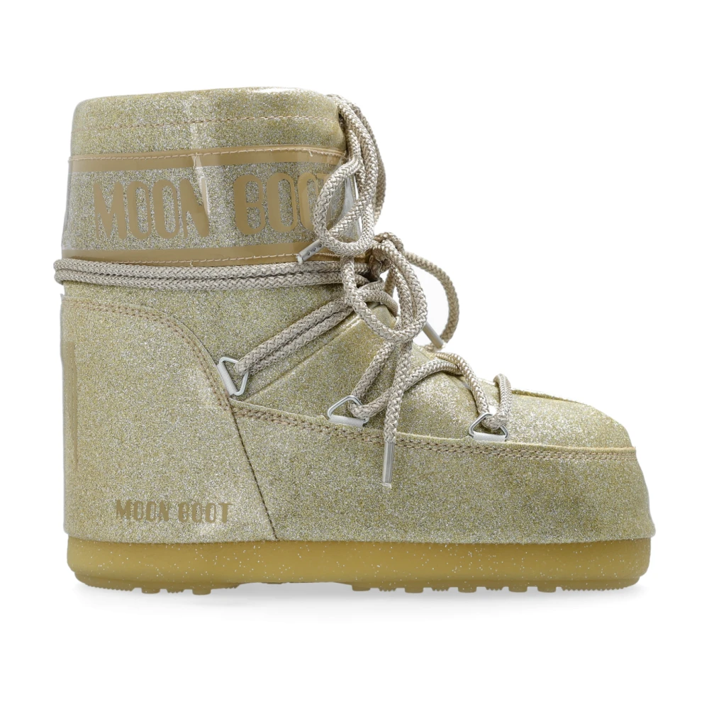 Moon Boot Snö stövlar MB Icon Low Glitter Yellow, Unisex