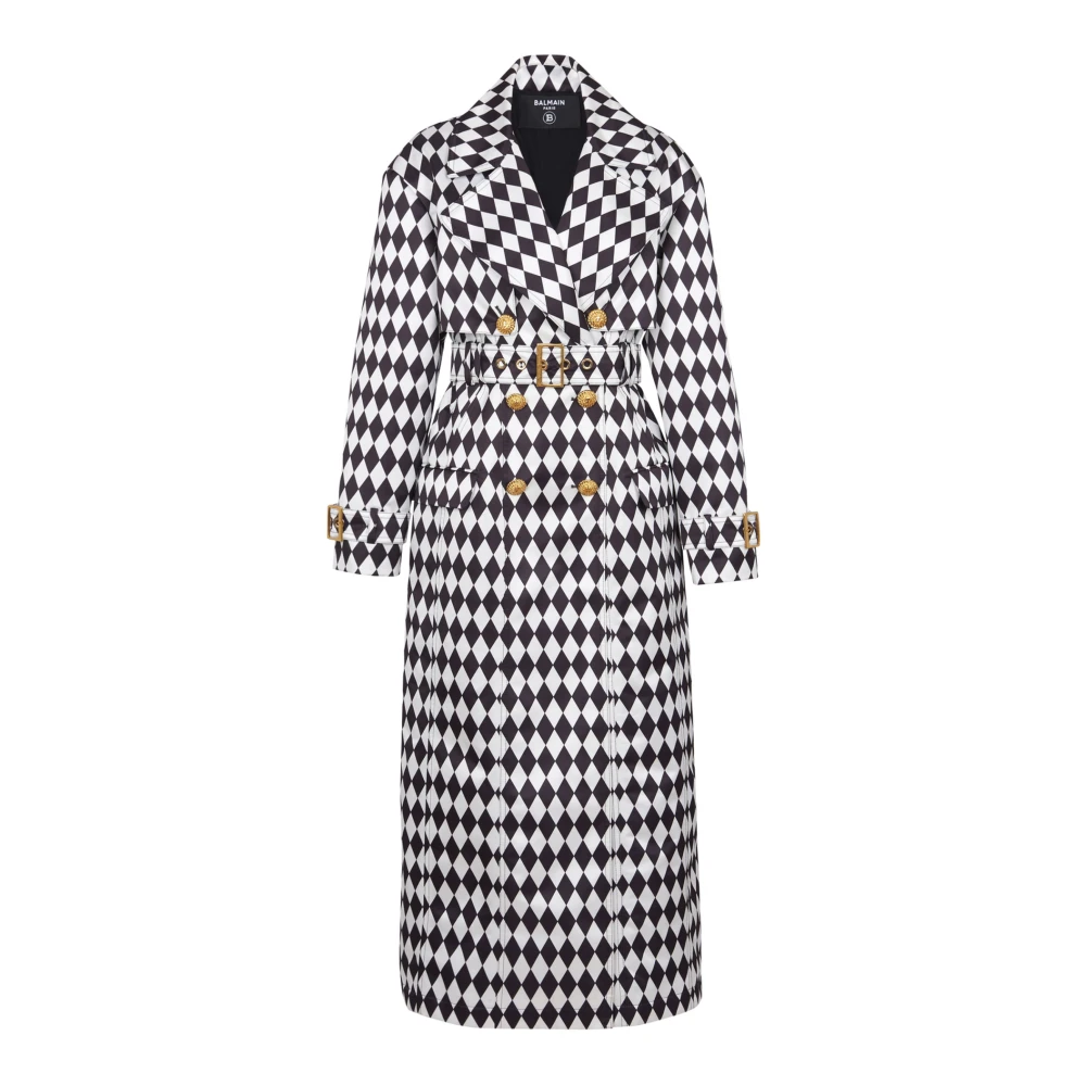 Coats > Trench Coats - - Balmain - Modalova