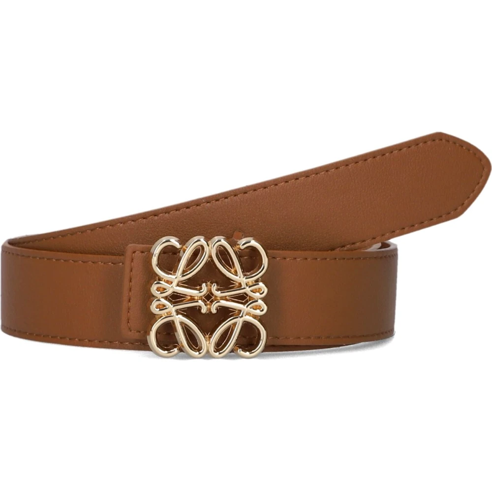 Notre-v Bruine Leren Riem Elegant Accessoire Brown Dames