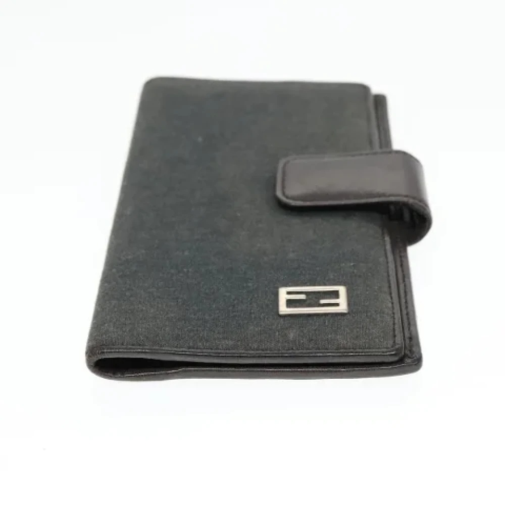 Fendi Vintage Pre-owned Nylon home-office Gray Dames