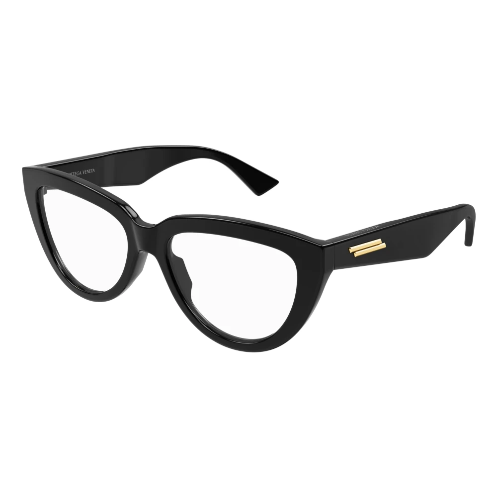 Bottega Veneta Women's Black Rectangle Sunglasses