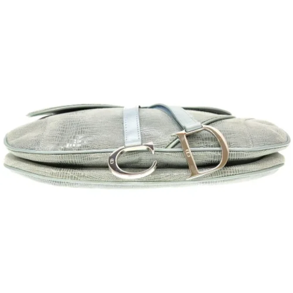 Dior Vintage Pre-owned Fabric dior-bags Gray Dames
