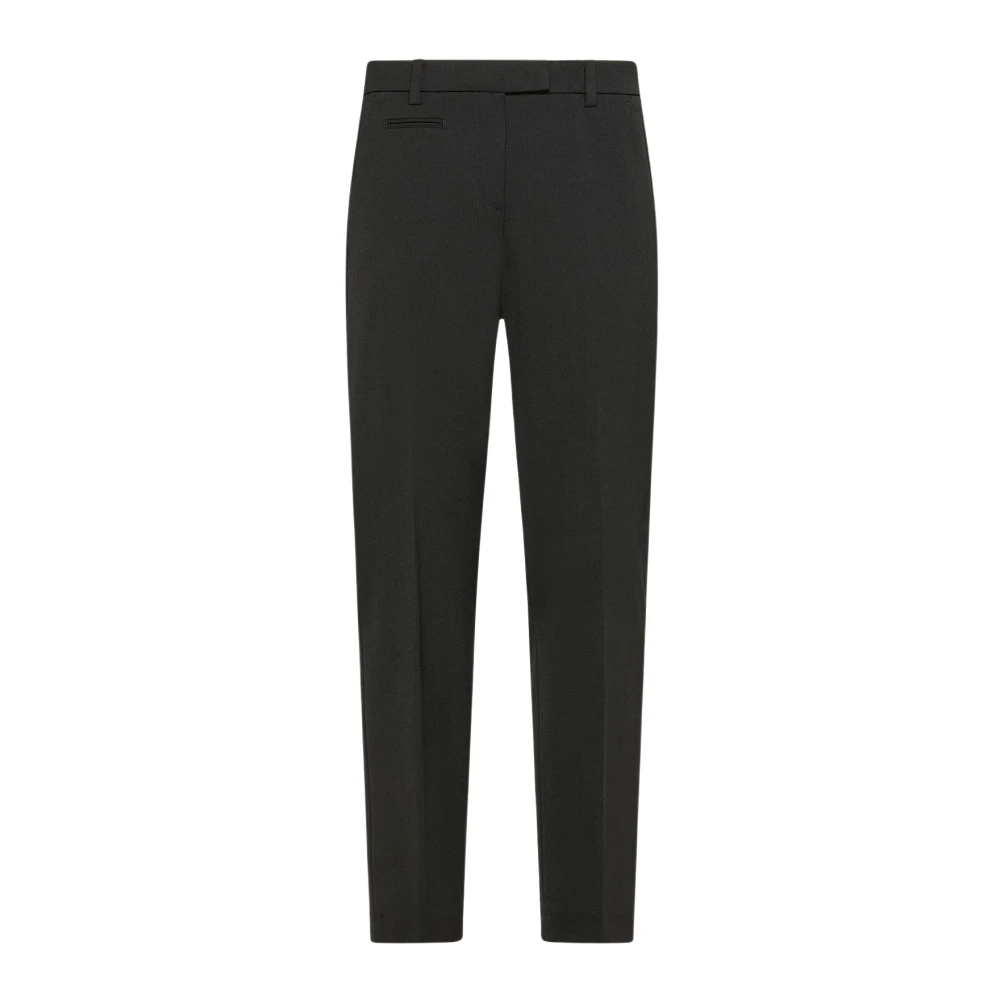 Seventy Slim Fit Enkellange Broek voor Hedendaagse Vrouwen Black Dames