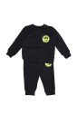ensemble-robe-en-coton-noir-avec-imprime-graffiti