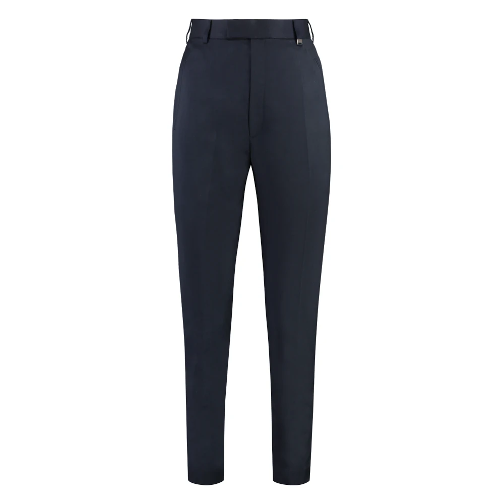 Vivienne Westwood Gabardine Viscose Broek met Zakken Blue Dames
