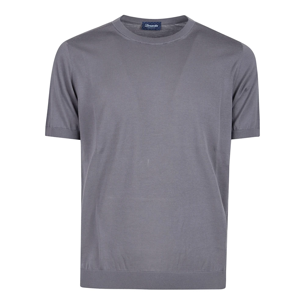 Drumohr - Tops > T-Shirts - Gray - Drumohr - Modalova