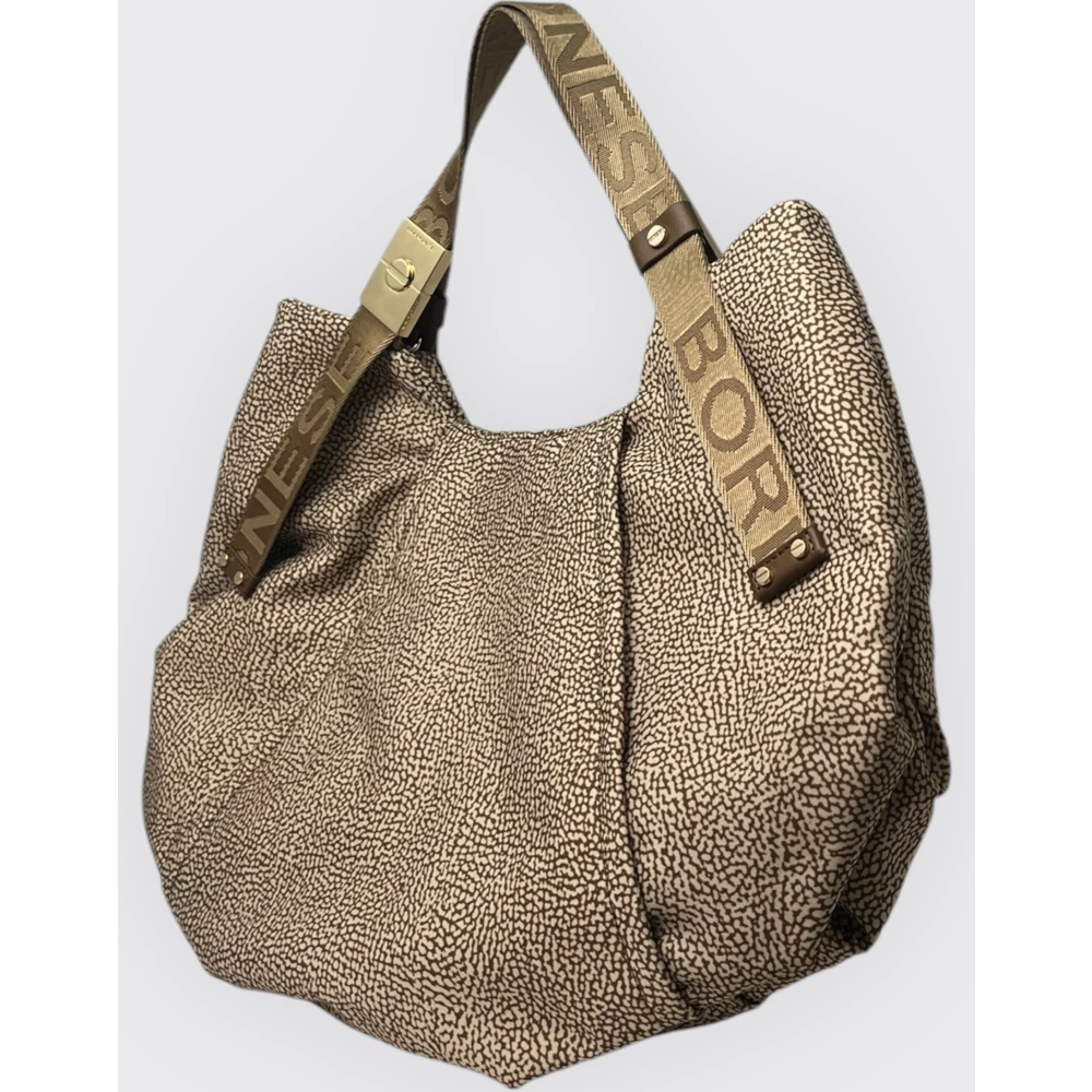 Borbonese Schoudertas Medium Stijl Green Dames