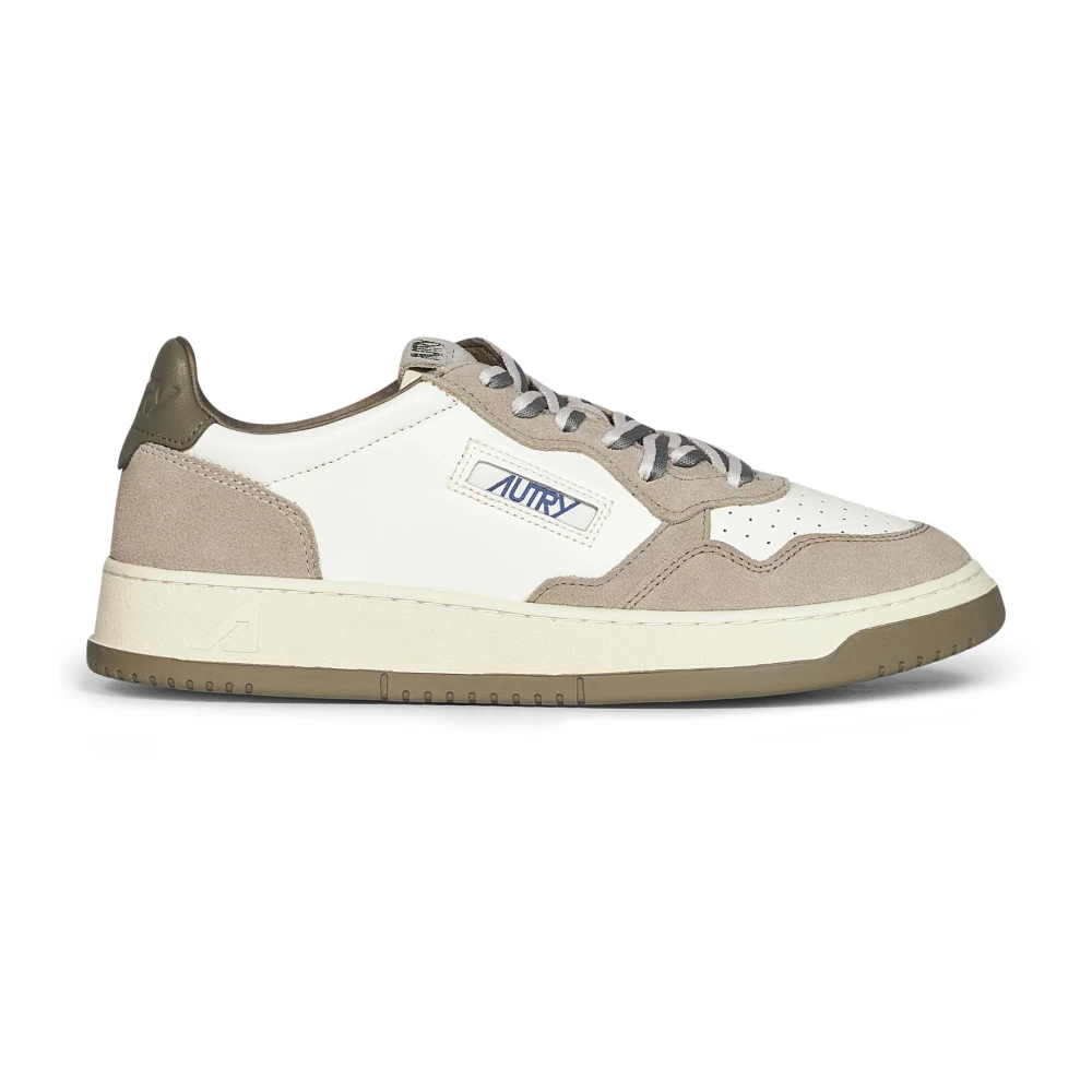 Autry White Medalist Low - Male - Sneakers - 11 Uk - Shoes