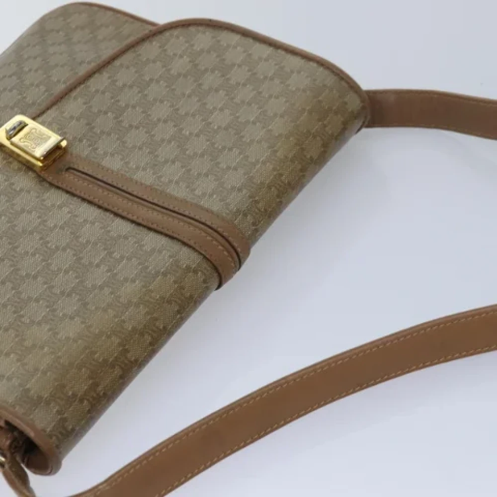 Celine Vintage Pre-owned Canvas celine-bags Beige Dames