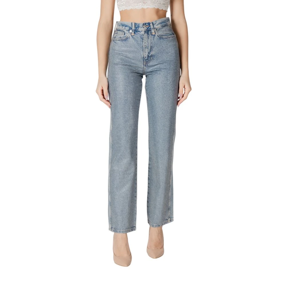 Only Blue Cotton Mom Jeans - W27 | L32 - Image 2