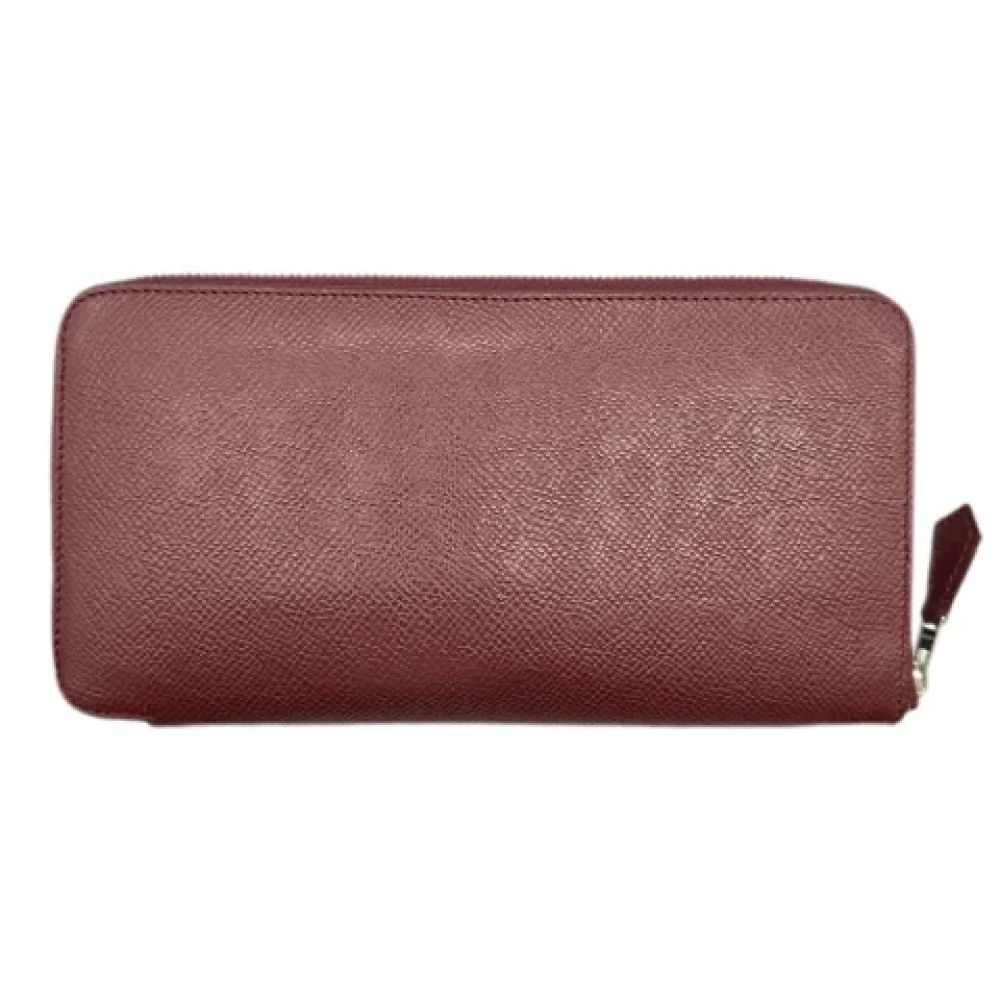 Hermès Vintage Pre-owned Leather wallets Red Dames