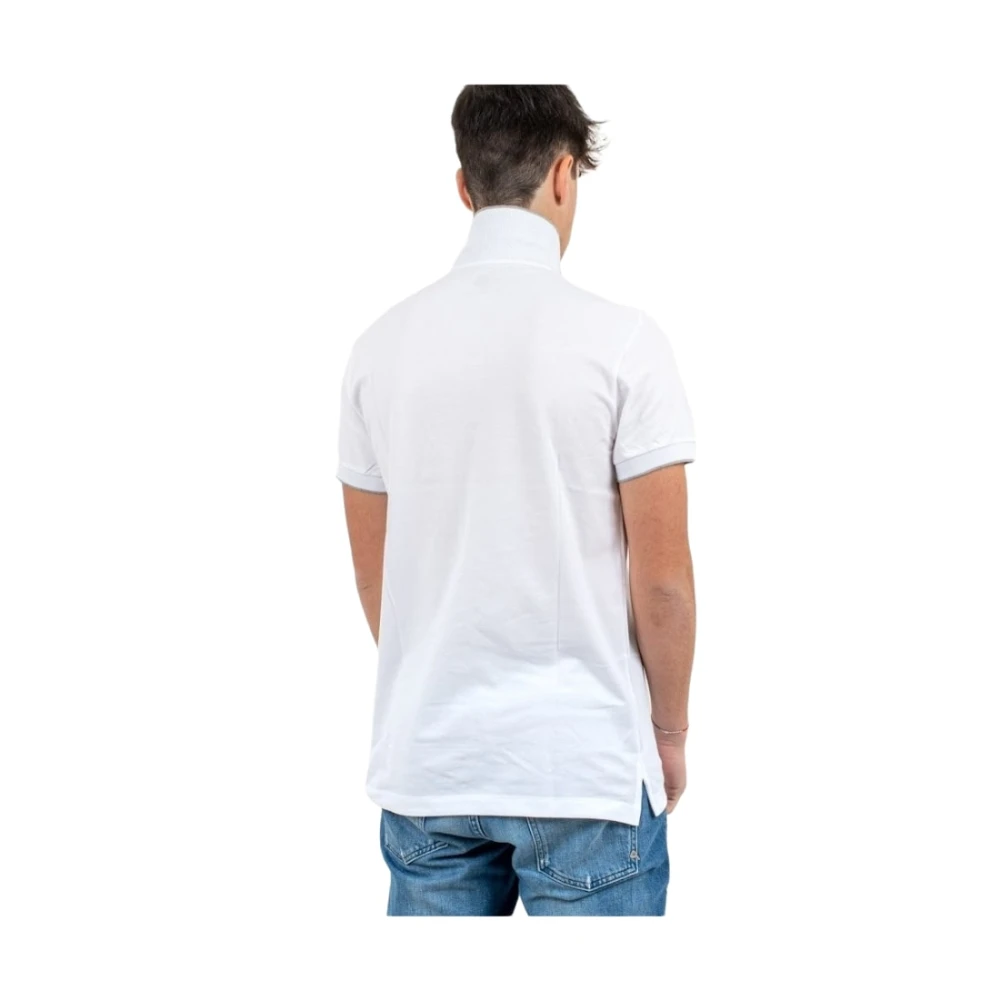 People of Shibuya Polo Korte Mouw White Heren