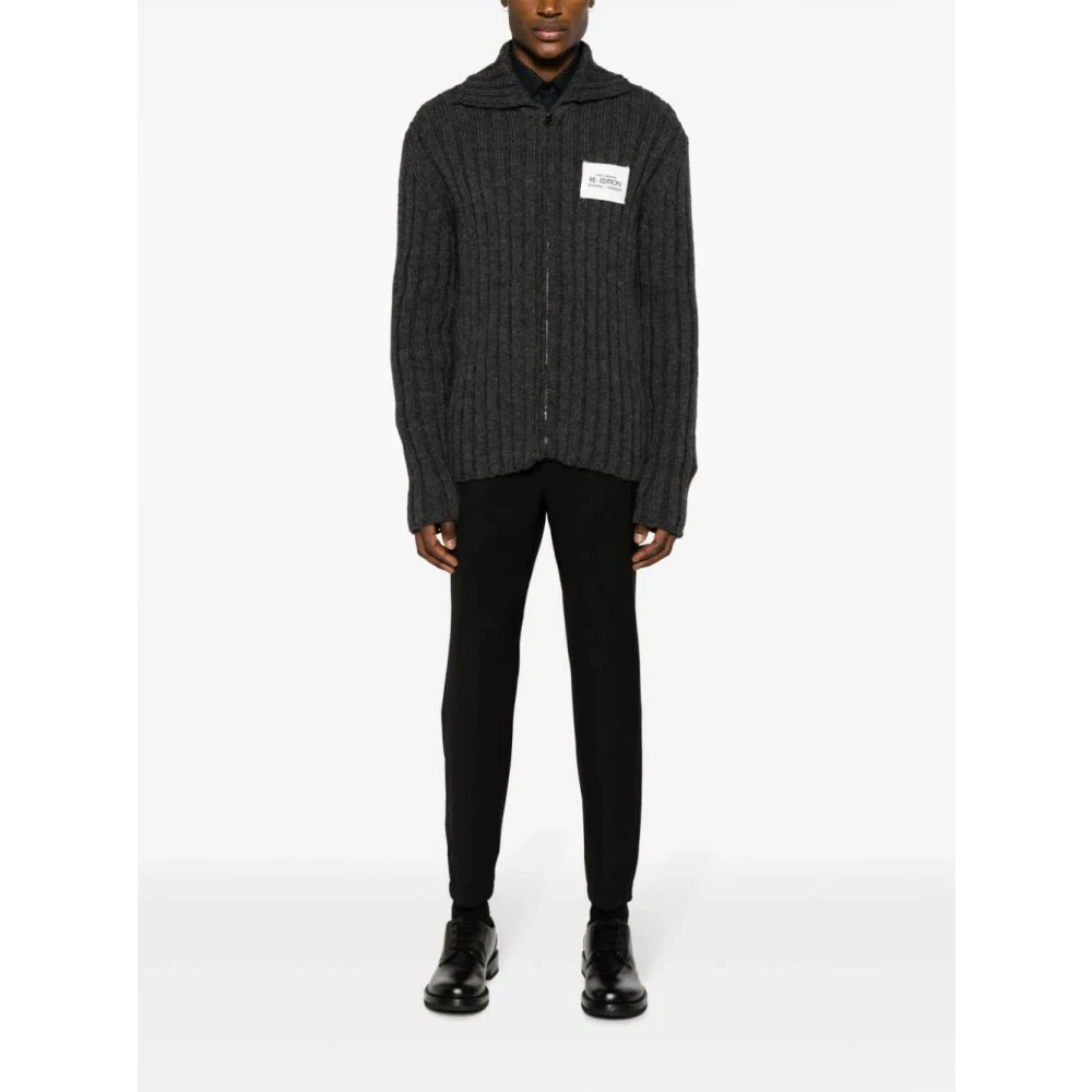 Dolce & Gabbana Sweatshirt met rits Brown Heren