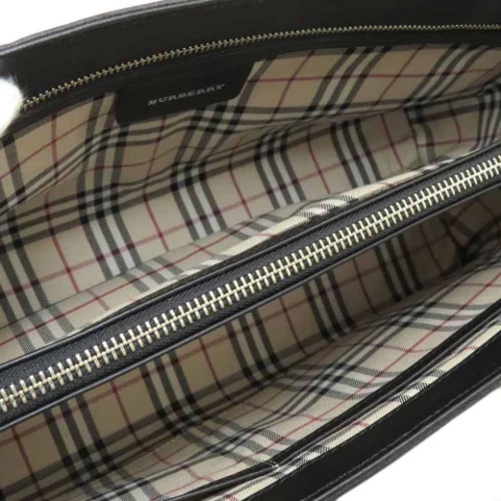 Burberry Vintage Pre-owned Fabric handbags Black Dames