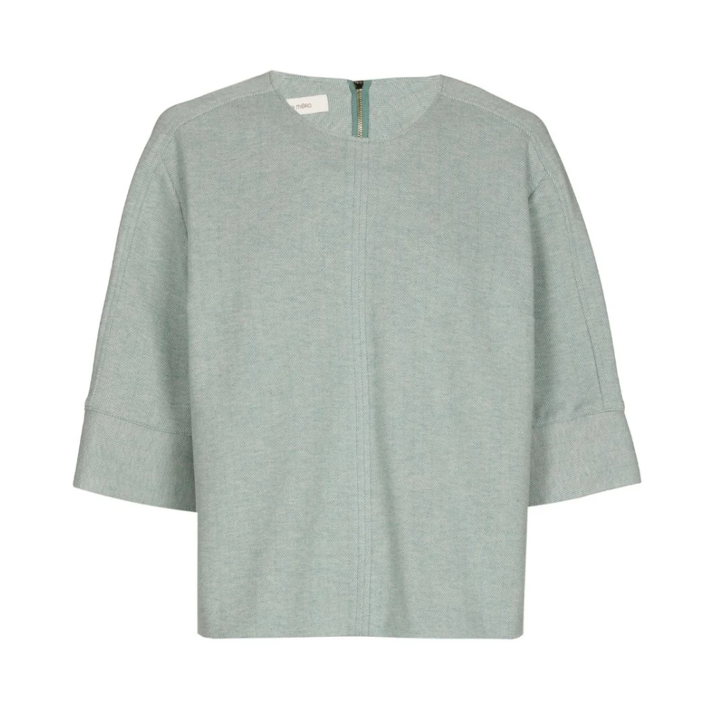 Marie Méro Mintgrön Tunika Blus Green, Dam