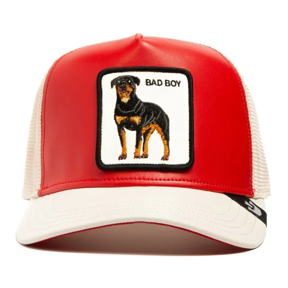 Goorin Bros Rode Rottweiler Leren Pet Red Heren