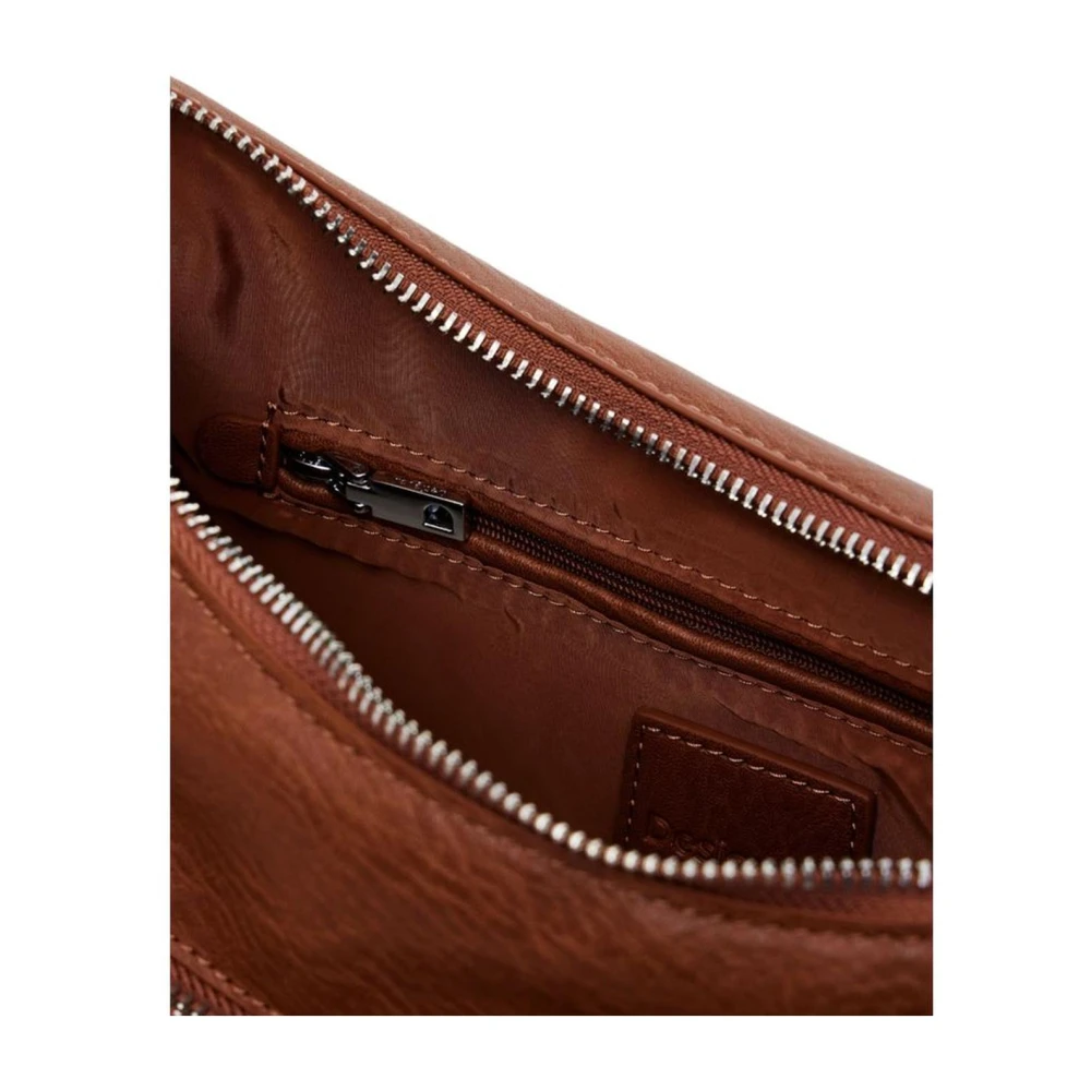 Desigual Elegante Bruine Handtas Dames Collectie Brown Dames