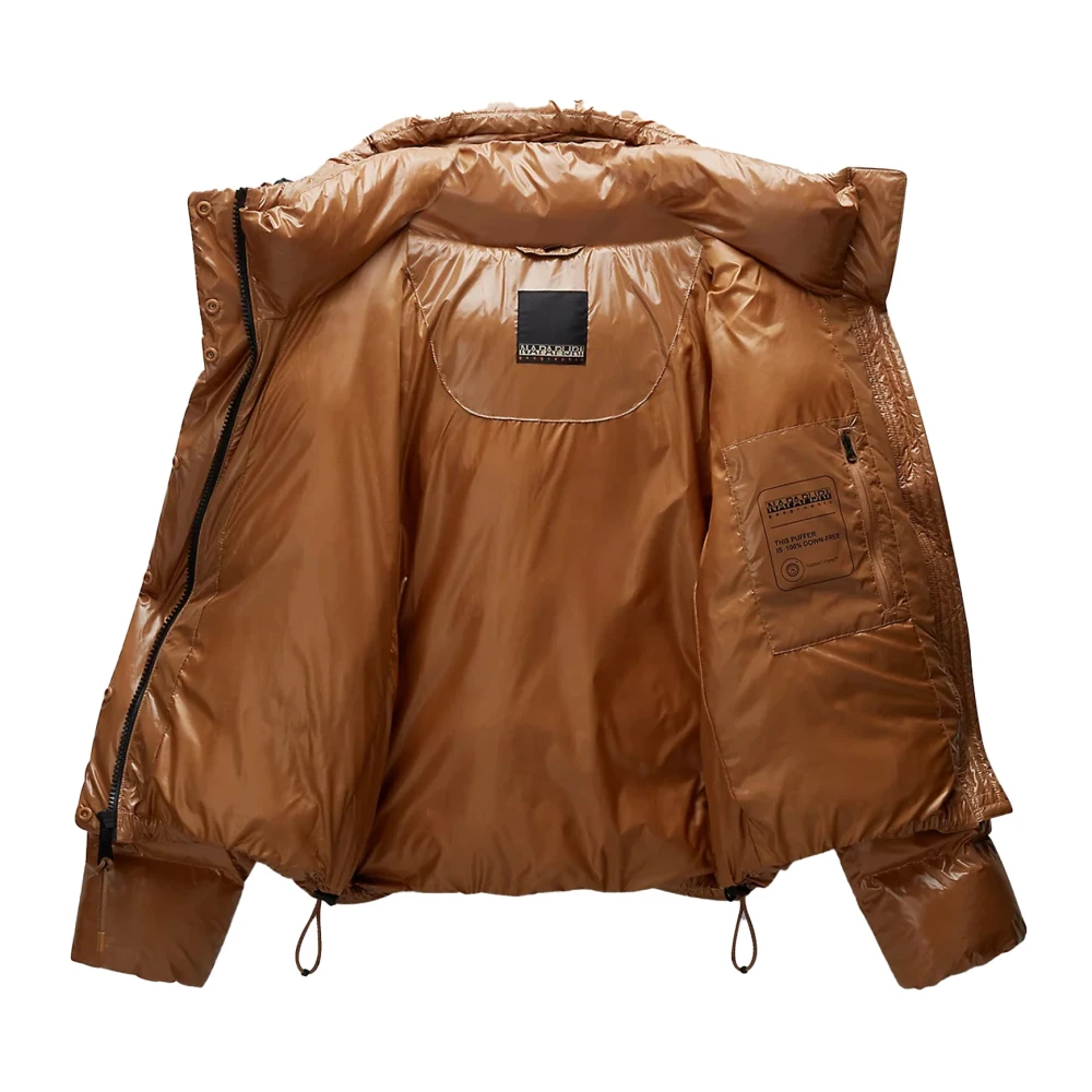 Napapijri Piumino Glane Jas Brown Dames