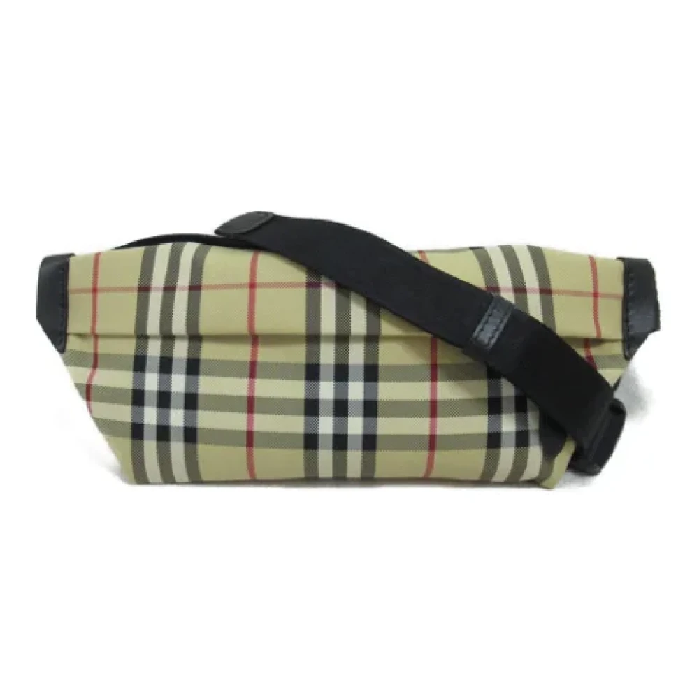 Burberry Vintage Pre-owned Fabric crossbody-bags Beige Dames