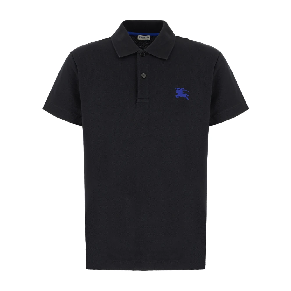 Burberry Klassieke Polo Shirt voor Mannen Black Heren