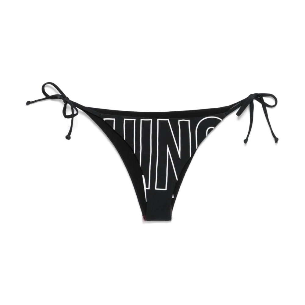Moschino Women's Black Sea Clothing Side Tie Fastening - Bikinis - M - Swimwear