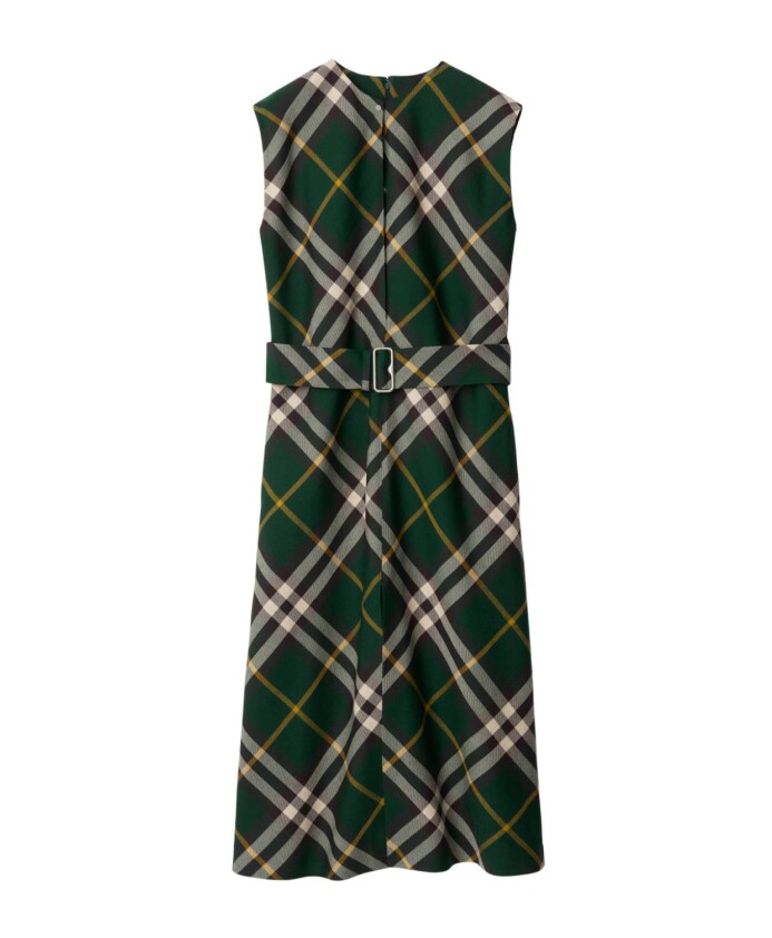 burberry dress green