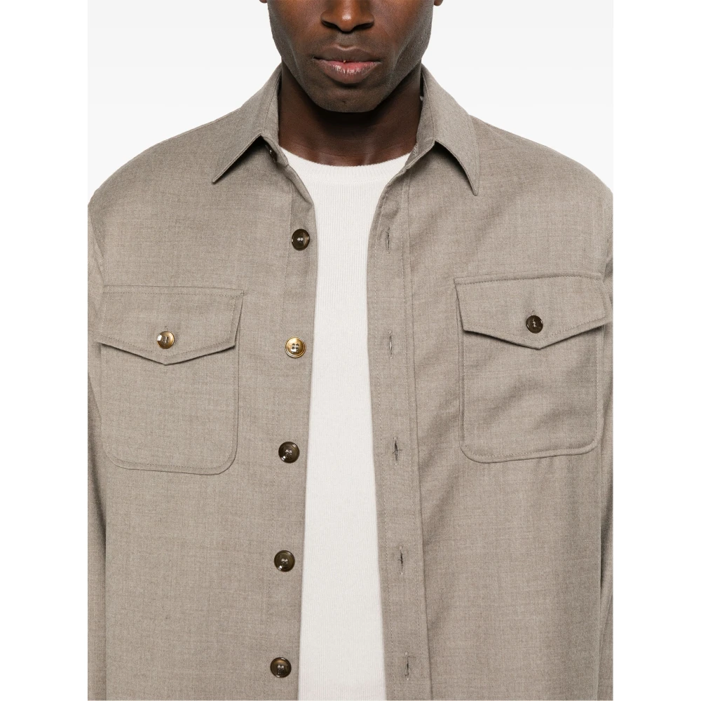 Cruna Zand Shirt Beige Heren