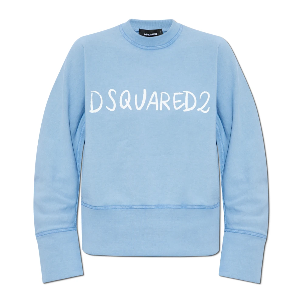 Dsquared2 Logo sweatshirt Blue, Dam