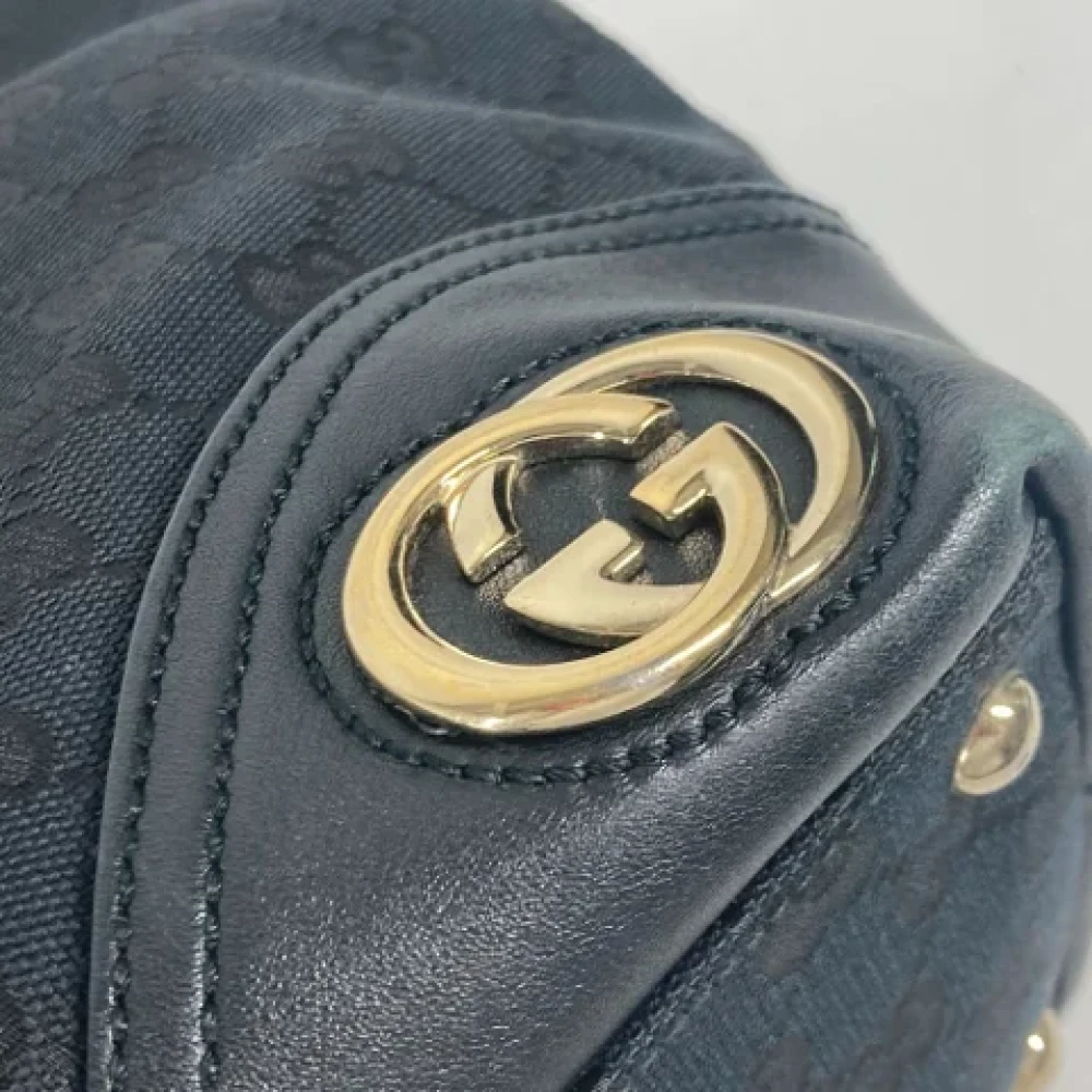 Gucci Vintage Pre-owned Canvas totes Black Dames