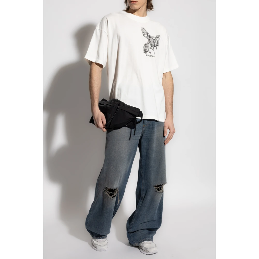 Represent Elegance In Motion T-Shirt White Heren
