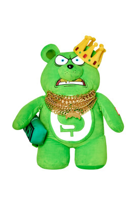 money-bear-chainz-backpack-lime-green