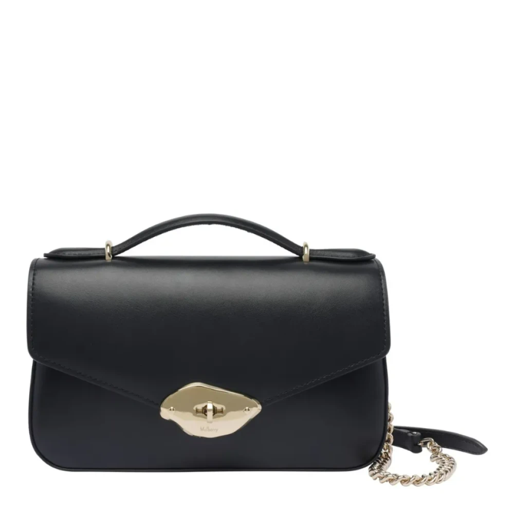 Mulberry Zwarte Lana Day Tas Crossbody Stijl Black Dames